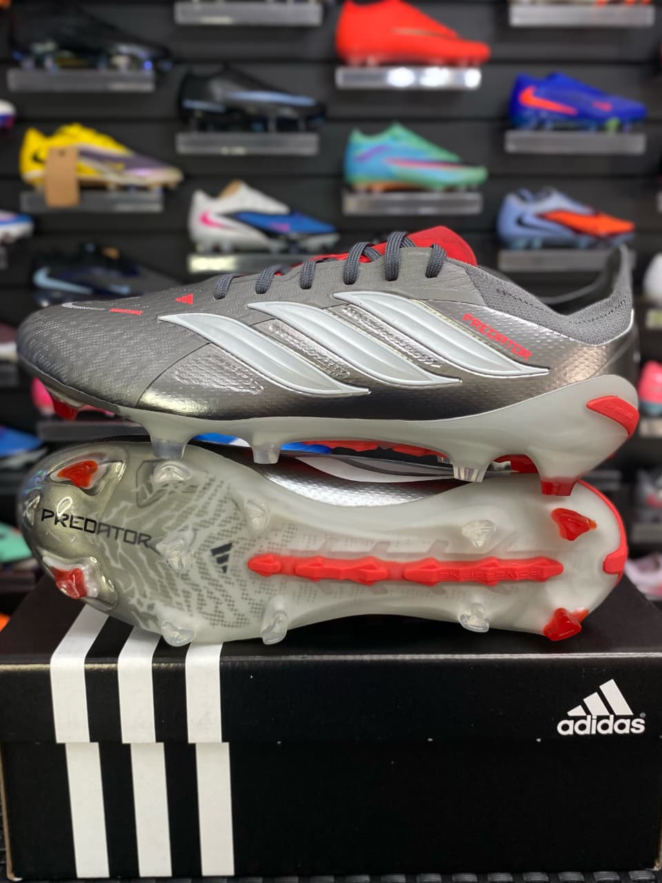 Adidas Adidas Predator Plateado — botín, foto principal