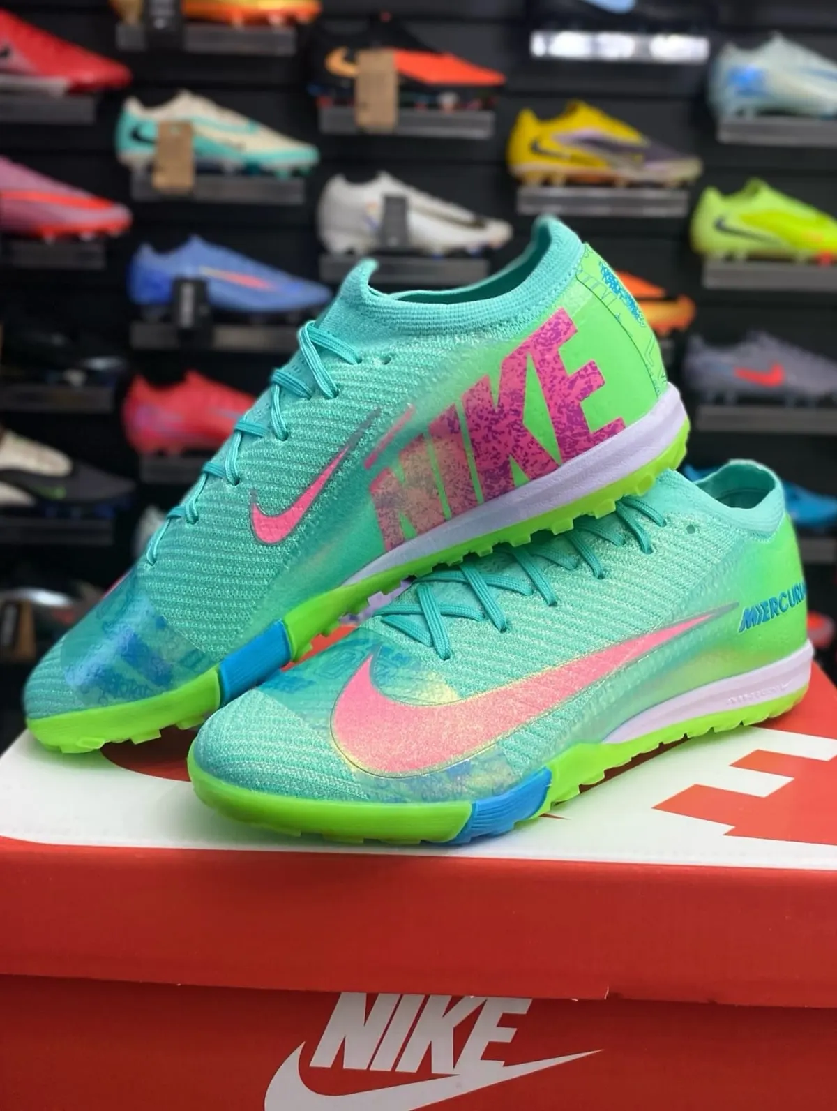 Nike Nike Air Zoom Mercurial Turquesa y Rosa — botín, foto principal
