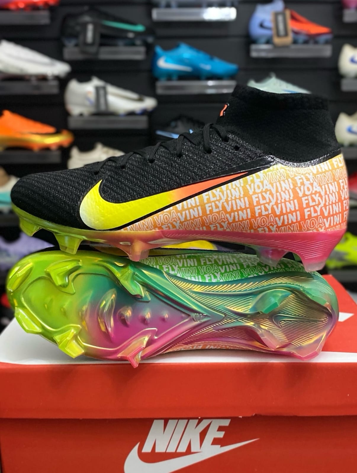 Nike Nike Air Zoom Mercurial Negro y Amarillo — botín, foto principal