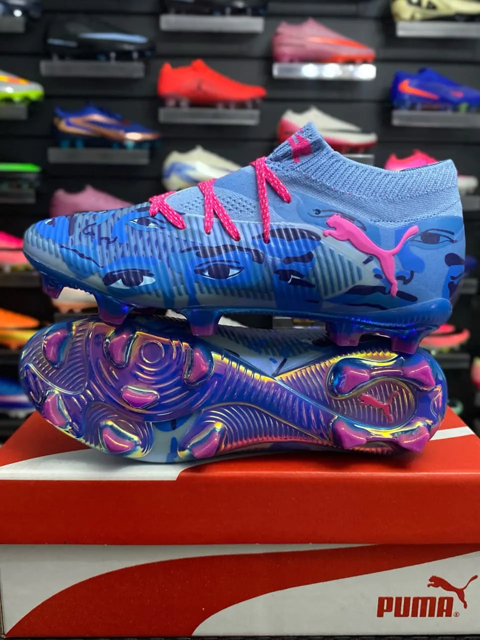 Puma Puma Future Azul y Rosa — botín, foto principal
